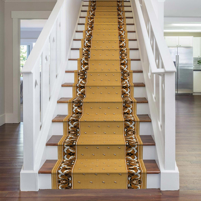 Stair Runner Alsafi Polka Dots Indoor / Outdoor Area Rug, Runner 600cm x 70cm