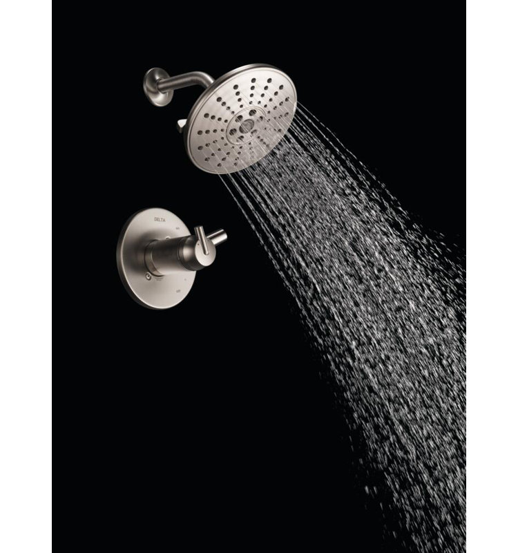 Robinet de douche thermostatique Trinsic avec TempAssure, Aluminium inoxydable