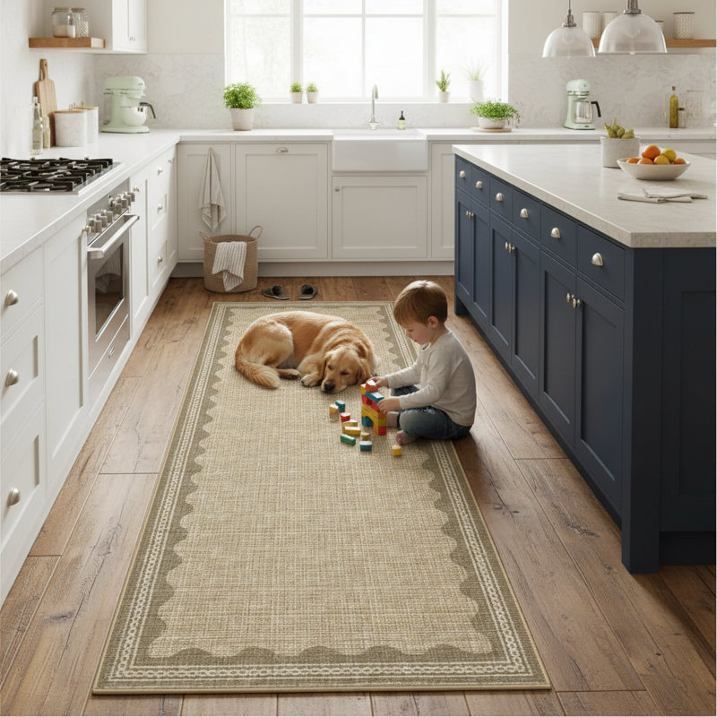 2x6 Washable Non-Slip Runner Rug,Indoor Rug