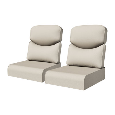 Coussin extérieur en oléfine beige Adwin