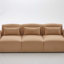 Canapé Cloud vintage à assise profonde avec velours doux et coussins lombaires