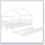 Wooden House Bed With Trundle-114668450