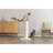 TRIXIE Soria 31.5" Cat Scratching Post, Sisal Cat Scratcher, Square Post with Peak-a-Boo Cat Toys for Hunting, Beige