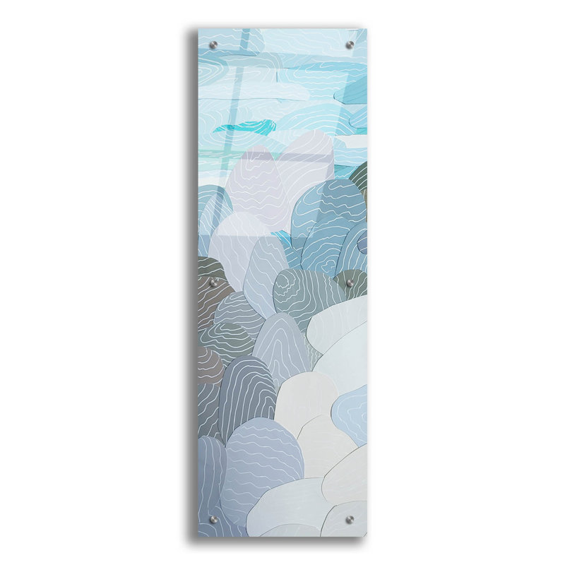  Ensemble d'art mural en verre acrylique, 12 po x 36 po