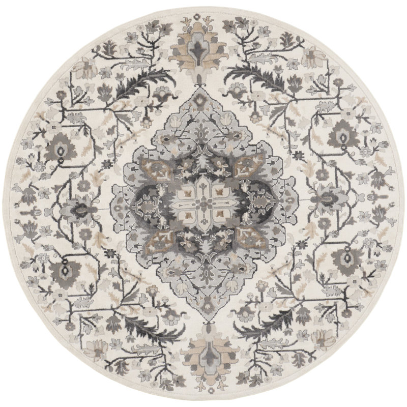 Berendt Oriental Indoor Rug, Round 7'10"