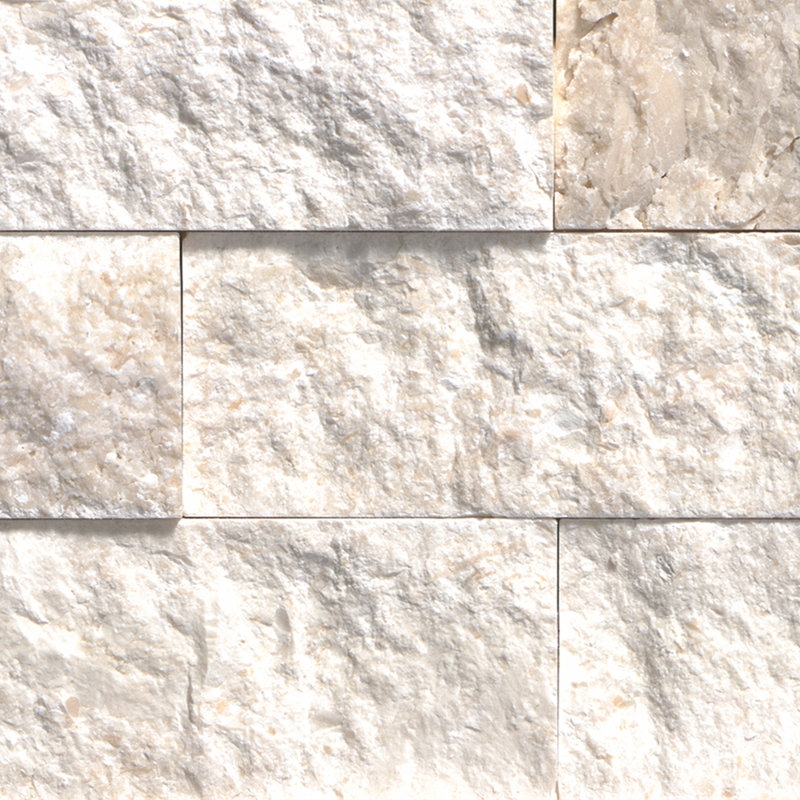 Stonecrest 6 in. x 24 in. Split Face Natural Stone Ledger Panel Wall Tile, Montara Ivoria