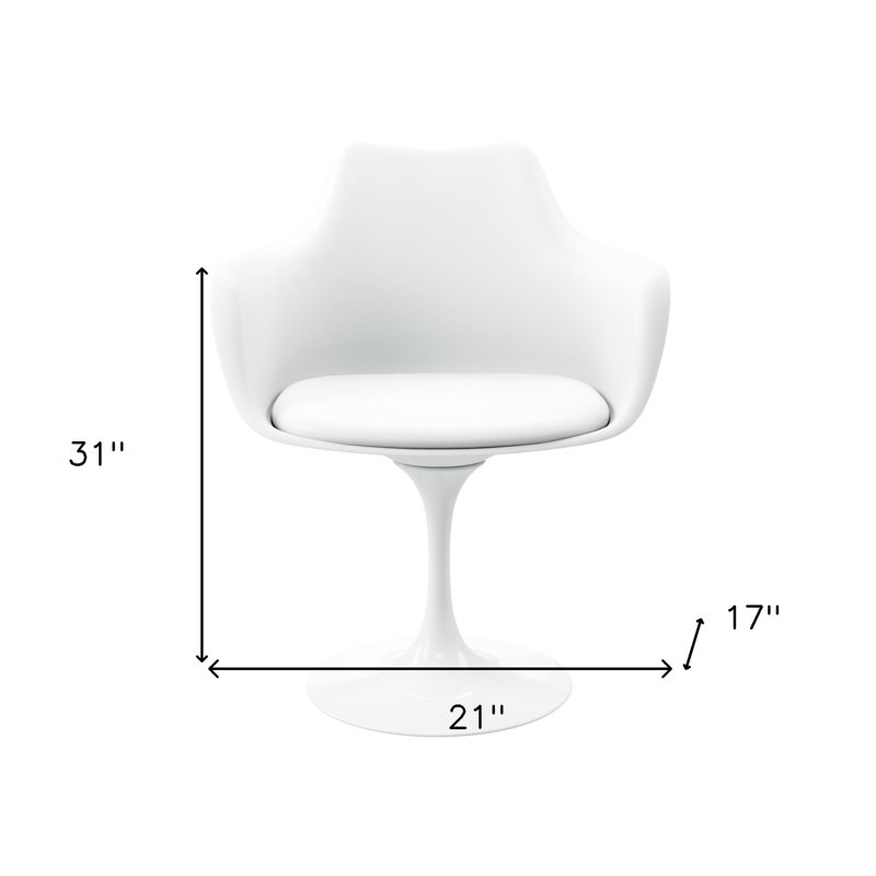  Fauteuil Rose, Blanc, 1