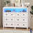 6 Drawer Dresser With Lights And Power Outlet-1582021051