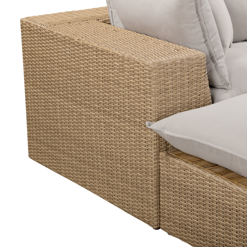 Cali 161'' Wide U-Shaped Patio Sectional
