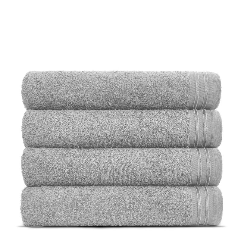 100% Cotton Bath Sheet, Silver