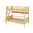 Twin Size Bunk Bed With Shelves,Ladder Can Be Changed Left Or Right-289650892