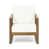 Teck/coussin gris foncé/cadre beige sélectionné
