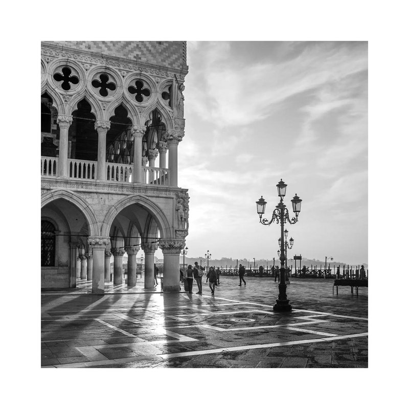 Early Morning - Venice by Nigel Snape - Wrapped Canvas Gallery-Wrapped Canvas Giclée, 30.48 cm H x 30.48 cm W