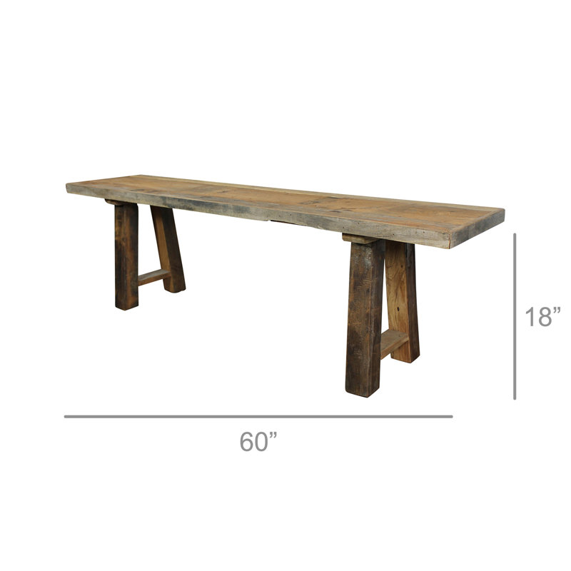 Brandise Solid Wood Bench