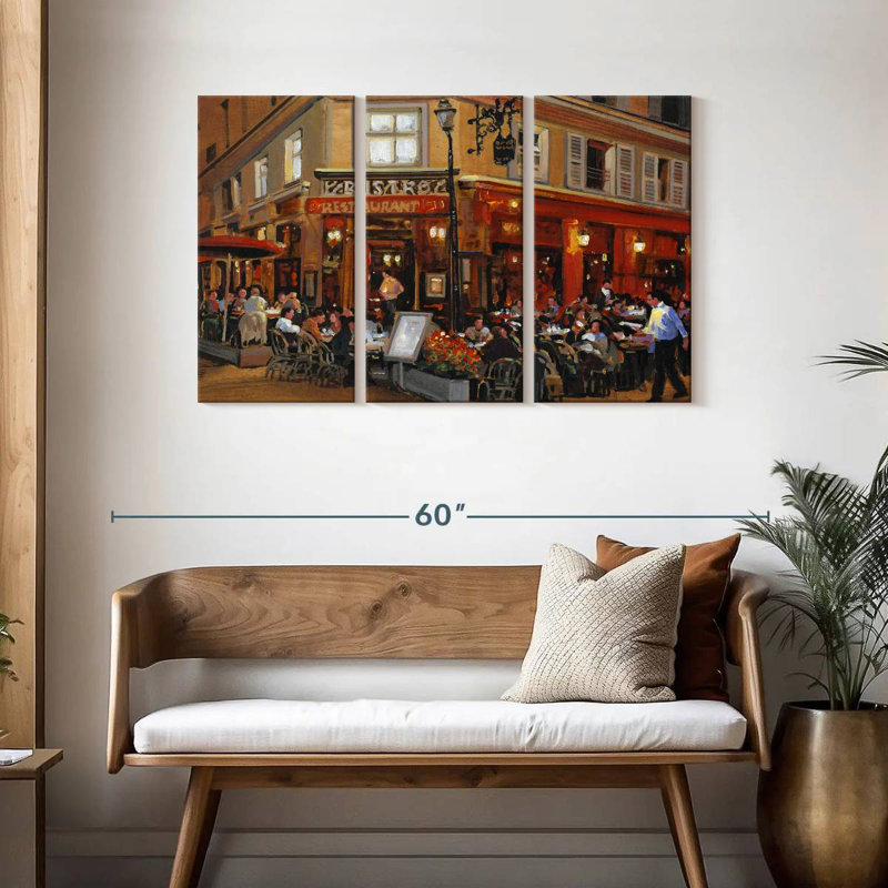  «Bistro I, H 28 po x l 45 po