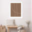 Modern Line Abstract 1 Mushroom Brown by The Creative Bunch Studio-233119400-233119401