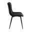 44cm H Cotton Upholstered Metal Side Chair-4628362