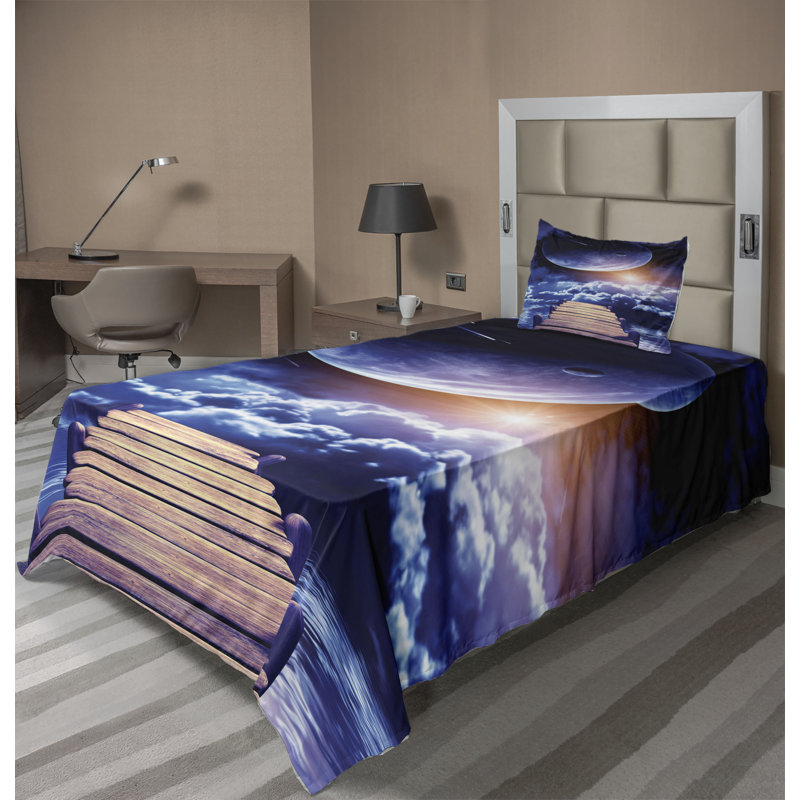Microfiber Sheet Set, Twin Sheet Set + Fitted Sheet + 1 Pillowcase