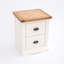 45cm W Solid + Manufactured Wood Bedside Table-20586765