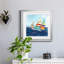 Raton laveur - peinture encadrée-14895343-14895329
