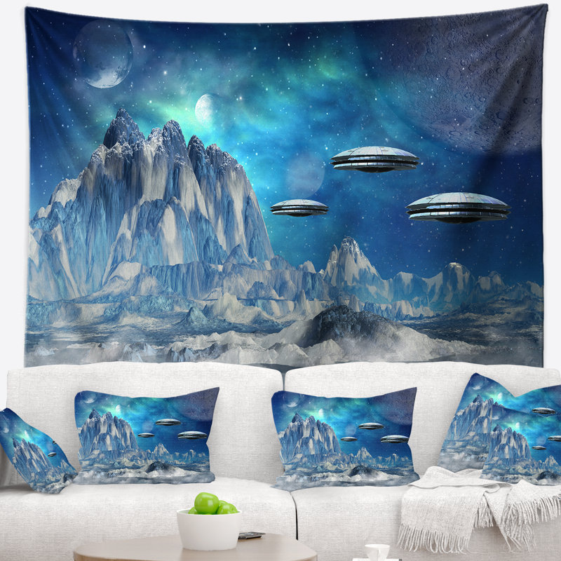 Tapisserie «Landscape Alien», H 68 po x l 80 po