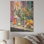 Fauvist Herbs Pottery Flavors I - Herbes florales sur bois