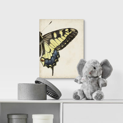 Art sur toile pour enfants big papillon