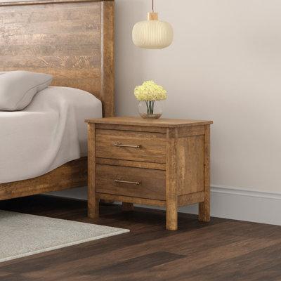 Table de chevet en bois massif Quinn