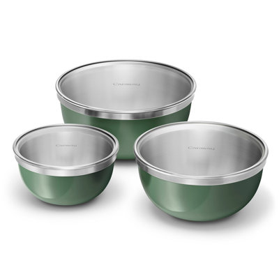 Caraway Mixing Bowl Set, Sage