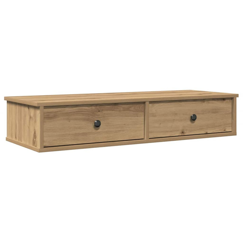 112-9 Wall Mounted Shelf, Artisan oak