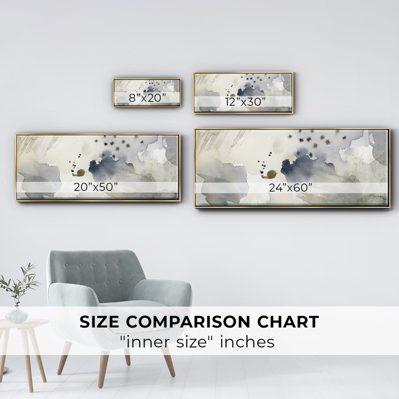 Dried Bergamot in Mist II- Framed Canvas