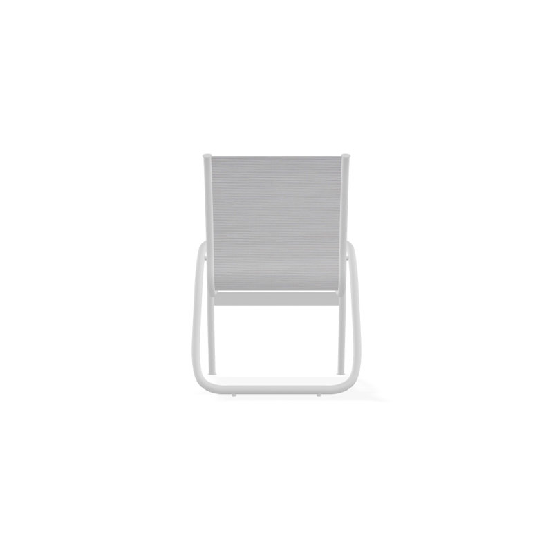 Fauteuil de patio Gardenella, Blanc texturé, Ormeau
