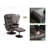 Jeniyah Faux Leather Swivel Wingback Chair