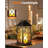 Solar Lanterns Outdoor Waterproof, 2 Pack 14" Solar Lantern With Glass Retro LED Flickering Flameless Candle,Lanterns Decorative Outdoor For Gift, Yard, Garden, Patio, Balcony,Porch, Party