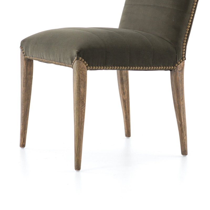 Nate Dining Chair-Modern Velvet Loden