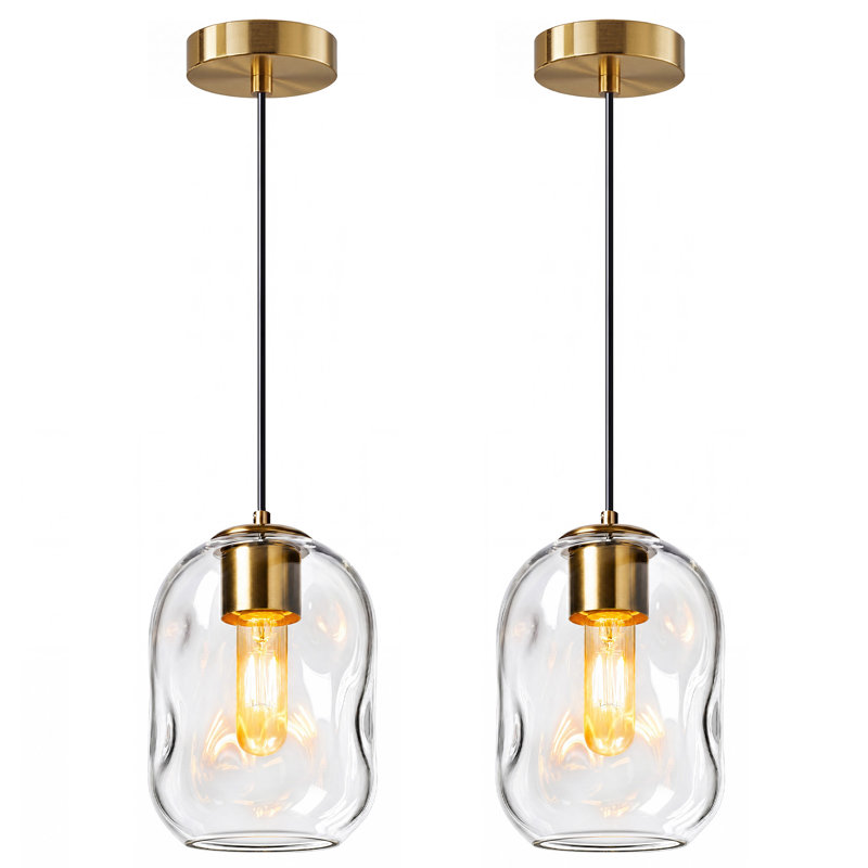 Irregular Dimmable Pendant (Set of 2), 2 Lights