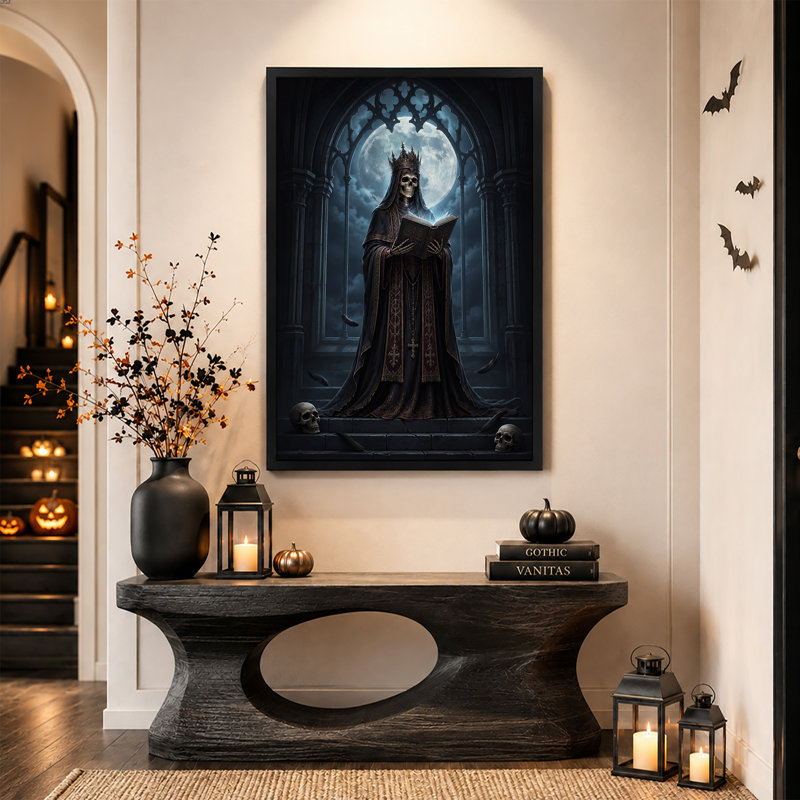 Art mural sur toile Halloween, H 30 po x l 20 po