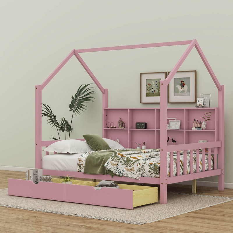 Cassian Storage Slat Bed