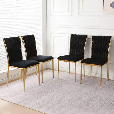 Chaise de salle à manger moderne (ensemble de 4)