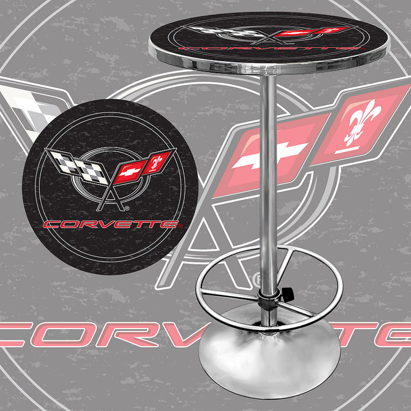 Round Metal Base Dining Table, Black