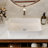 20" X 13'' White Bathroom Sink Ceramic Rectangular Vessel Sink