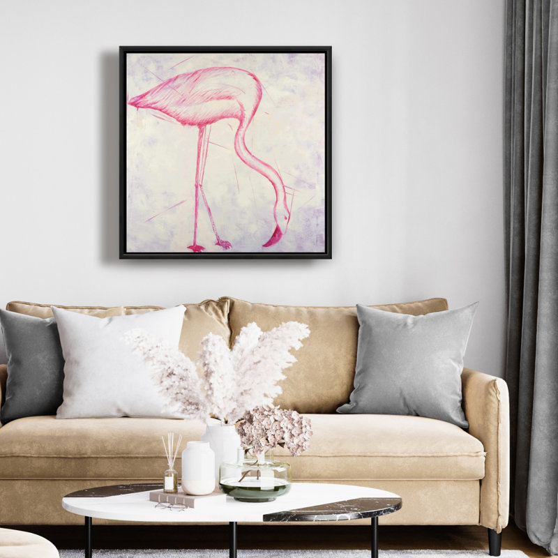 "Croquis de flamant rose"