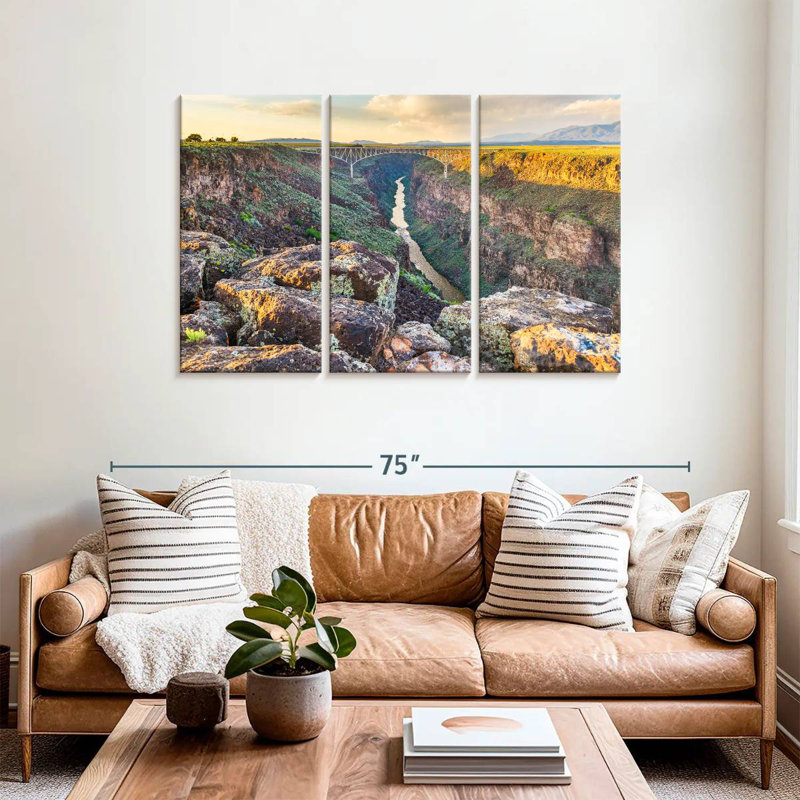 Alvord Rio Grande Gorge Bridge, 36" H x 57" W