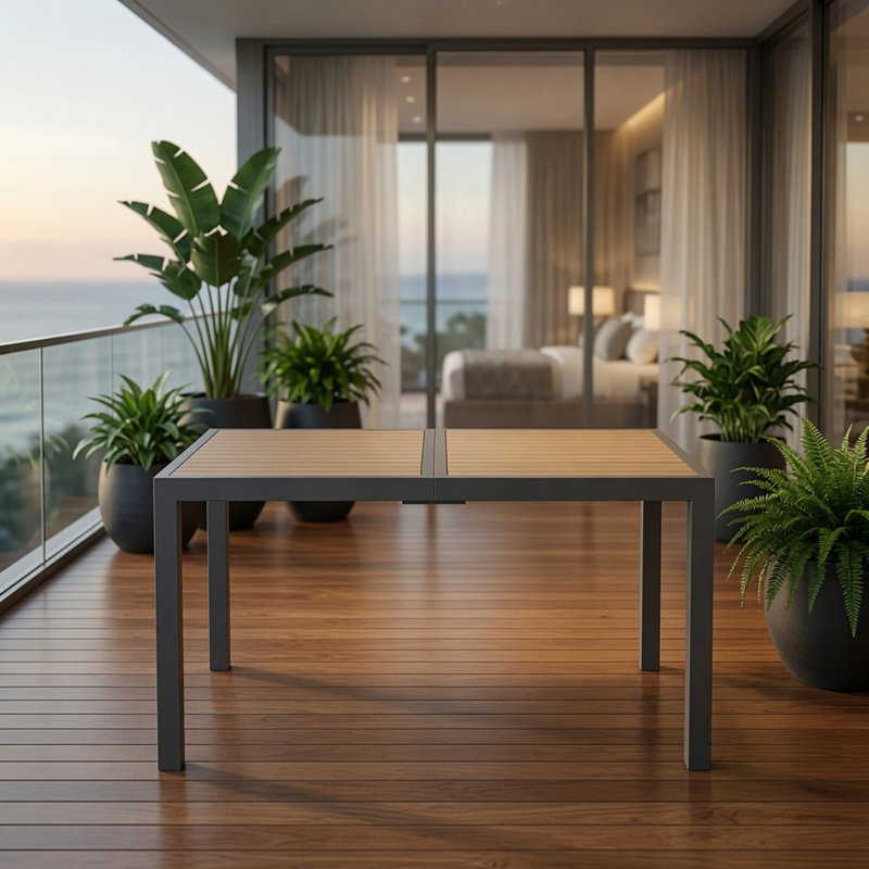 Outdoor Dining Table , 59 " W 35 " D