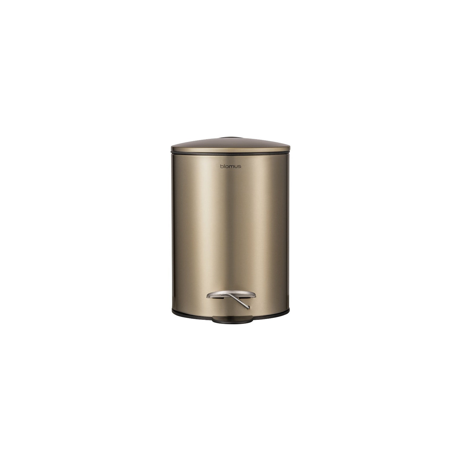 TUBO 0.79 Gallon Step On Trash Can, Brushed Brass