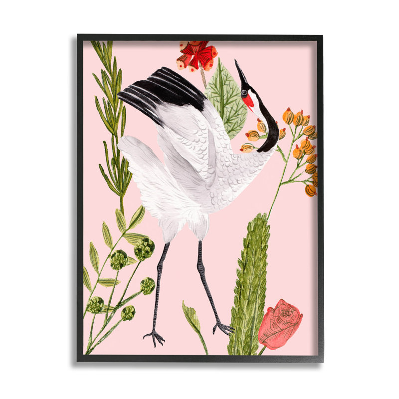 Illustration de giclée botanique tropicale par Melissa Wang, H 14 po x l 11 po x P 1,5 po, Giclée encadrée noir minuit