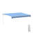 ALEKO Motorized Retractable Outdoor Awning with White Frame-111027051-111027052