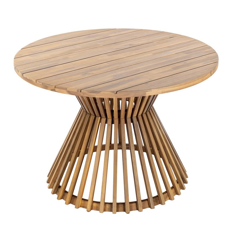 Table de salle à manger en bois d'acacia massif Barlowe