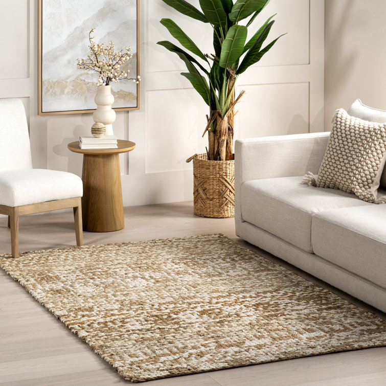 Tapis en jute tissé à la main Hailey