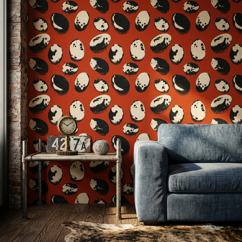 Papier peint mural Mid-Century, Peel and Stick